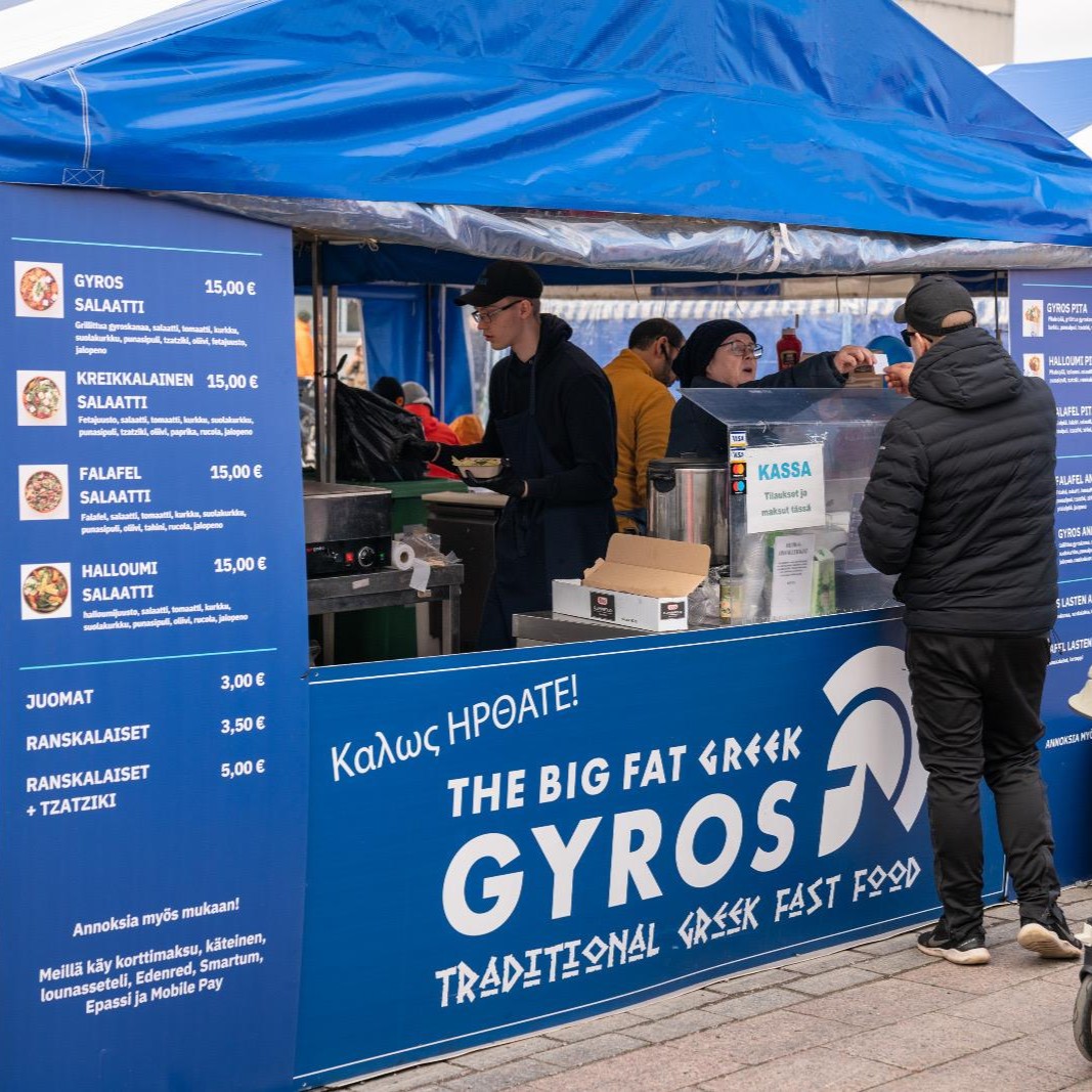 Oulun ravintola kesällä